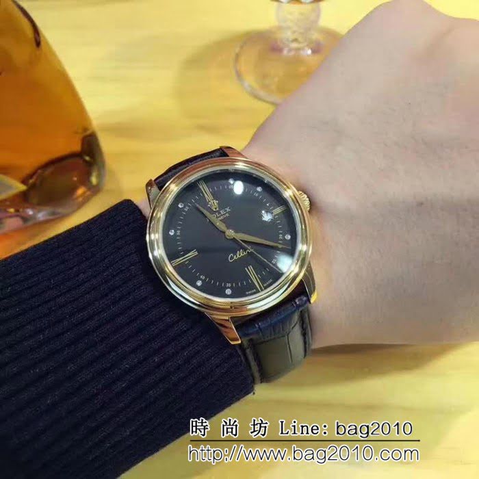勞力士ROLEX 切利尼系列 簡約三針男士腕表 WSS0060